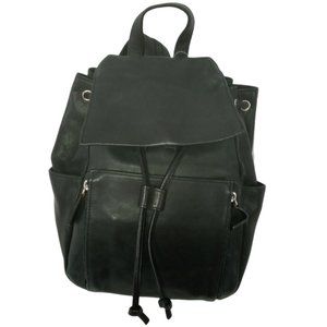 Y2K St Johns Bay Mini Backpack Black‎ Leather Purse Shoulder Bag